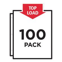 Load image into Gallery viewer, Top-load Sheet Protector, Standard, Letter, Semi-clear, 100-box
