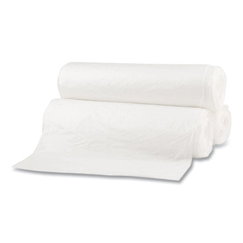 Repro Low-density Can Liners, 55 Gal, 0.63 Mil, 38 X 58, White, 10 Bags-roll, 10 Rolls-carton