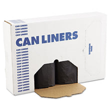 Load image into Gallery viewer, Low Density Repro Can Liners, 56 Gal, 1.2 Mil, 43&quot; X 47&quot;, Black, 100-carton
