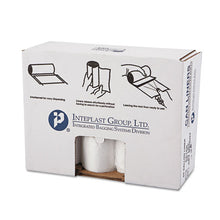 Load image into Gallery viewer, High-density Commercial Can Liners Value Pack, 60 Gal, 14 Microns, 38&quot; X 58&quot;, Clear, 200-carton

