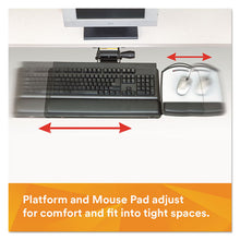 Load image into Gallery viewer, Sit-stand Easy Adjust Keyboard Tray, Highly Adjustable Platform,, Black
