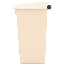 Load image into Gallery viewer, Step-on Receptacle, Rectangular, Polyethylene, 18 Gal, Beige
