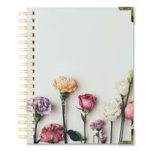 Load image into Gallery viewer, Romantic Weekly-monthly Hard Cover Planner, 9.25 X 7.25, Floral Cover, 2022
