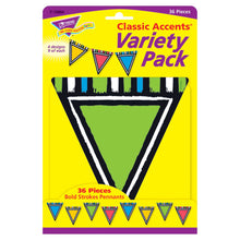 Load image into Gallery viewer, Bold Strokes Classic Accents Variety Pack, Pennants, Assorted, 6&quot; X 7.88&quot;

