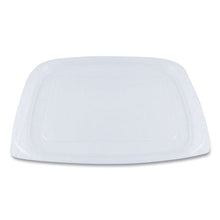 Load image into Gallery viewer, Pla Rectangular Deli Container Lids, 6.5 X 7.5 X 0.3, Clear, 600-carton
